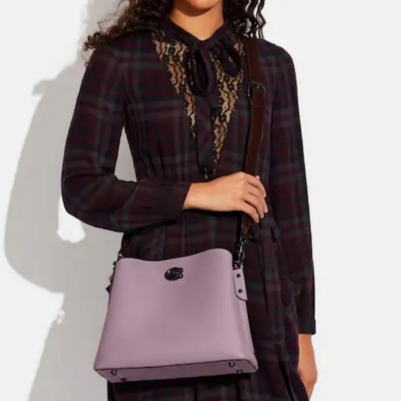 Coach Handbags - Coach Willow Shoulder Bag Colorblock Ice Purple Multi